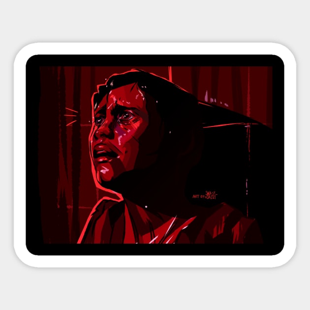 Bloody Bev Sticker by snasydazzy